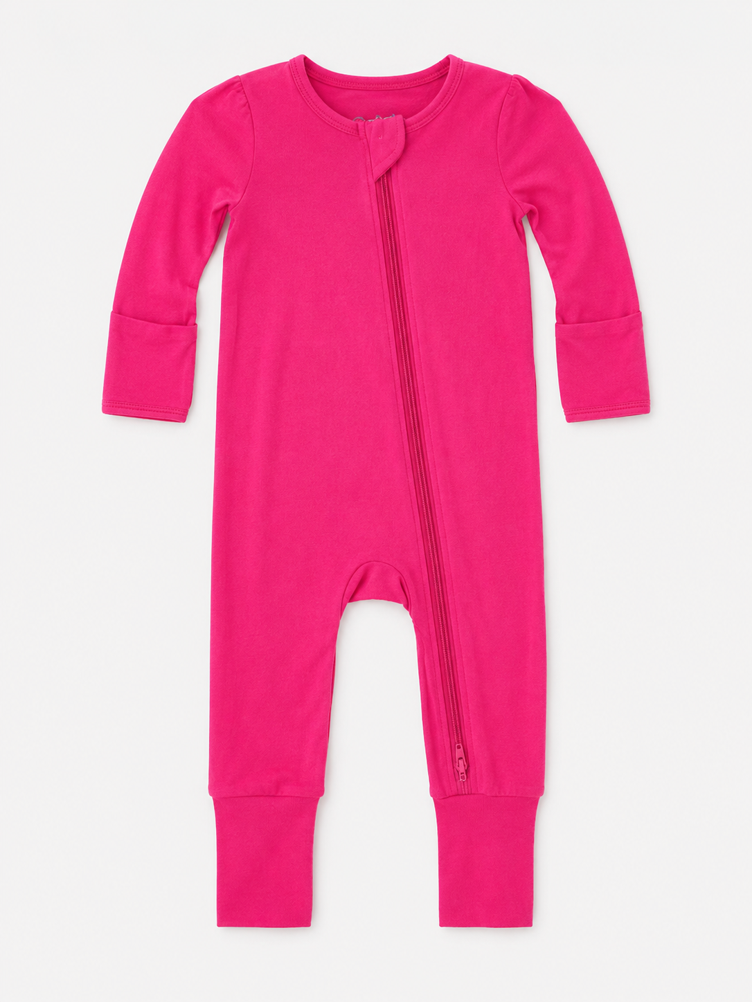 PoshTOT Hot Pink Bamboo Convertible Zippy Romper