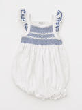 Ralph Lauren baby girl smocked bubble romper